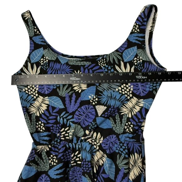 Nooworks Naomi Dress Women's Sz M Plant Life Midi Tank vacation resort Beach - Picture 4 of 10